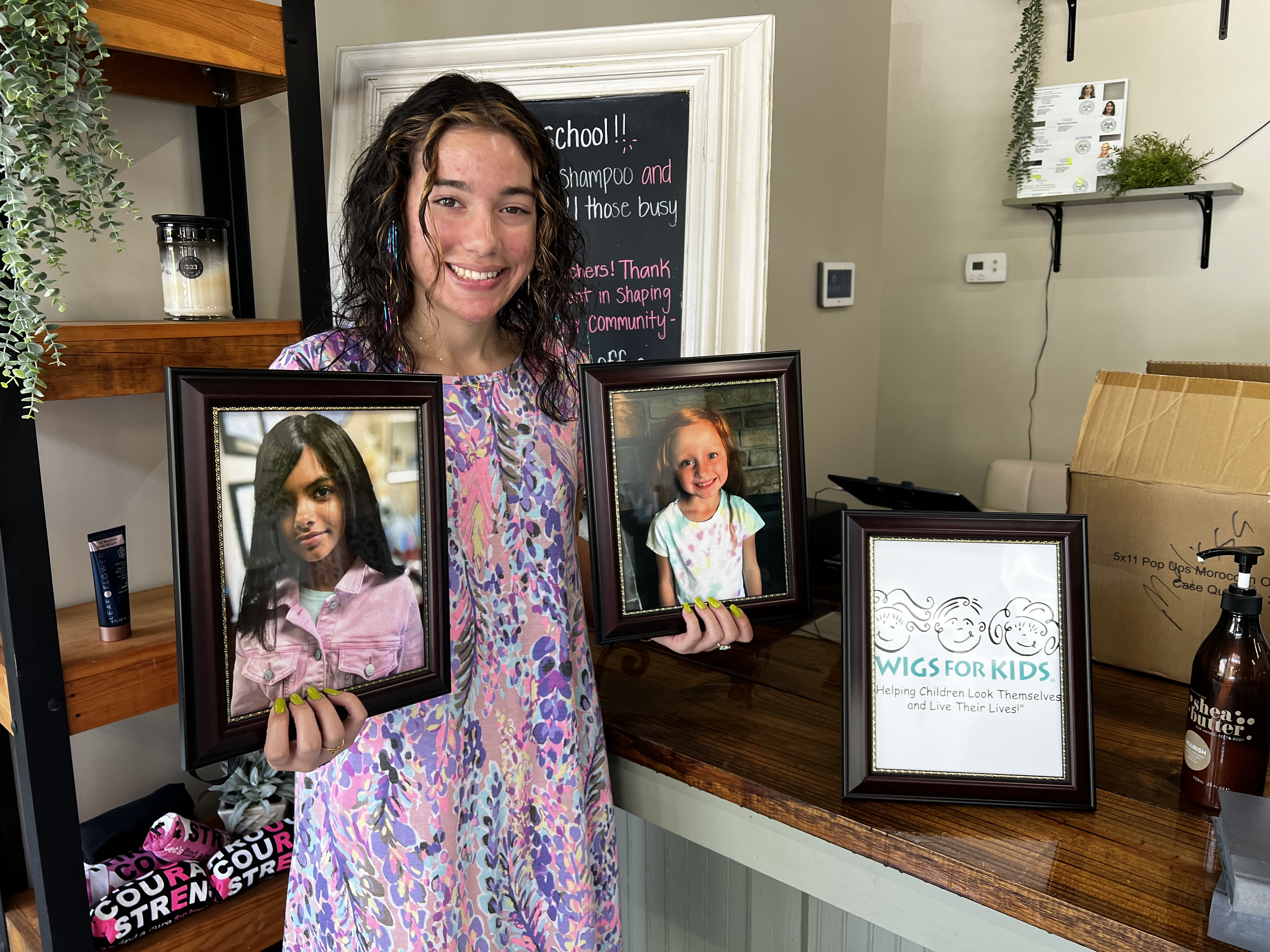 Click to read article: Davis & Co. Salon Fundraiser for Wigs for Kids'