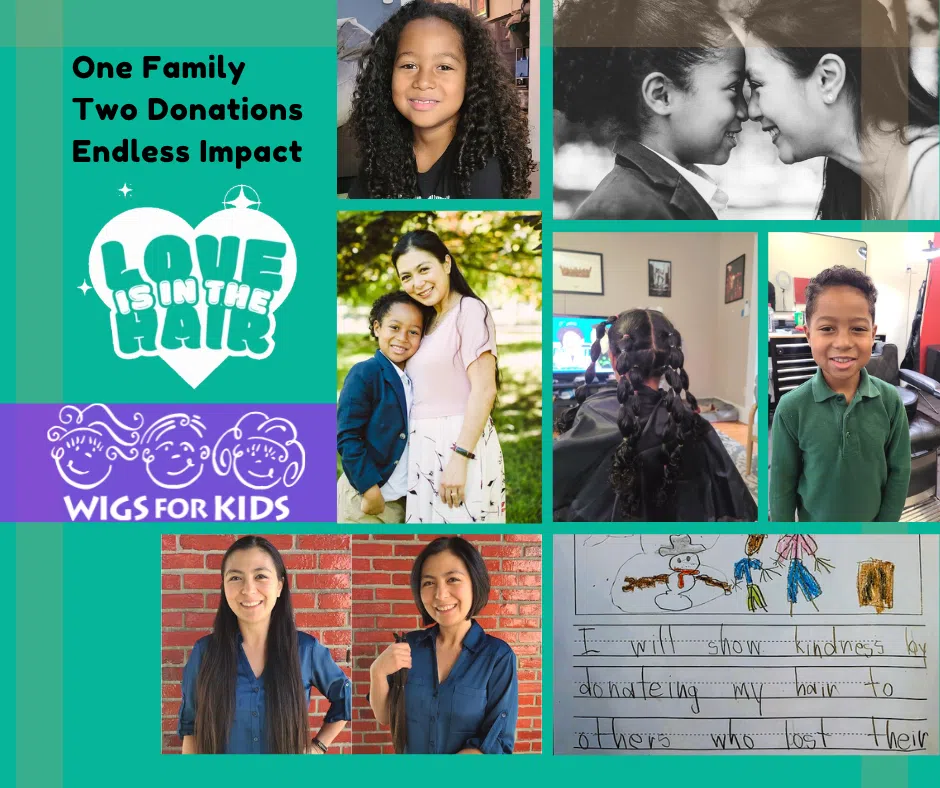 Click to read article: A Shared Journey of Giving: Aileen and Ilyas Donate Their Hair to Wigs For Kids'